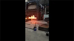 Manipulador de forja sobre rieles en las instalaciones del cliente