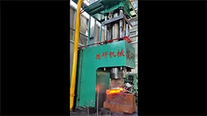 Prensa de forja de un brazo con matriz abierta para Hengye Forging Company