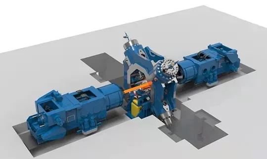 Máquina de forja radial